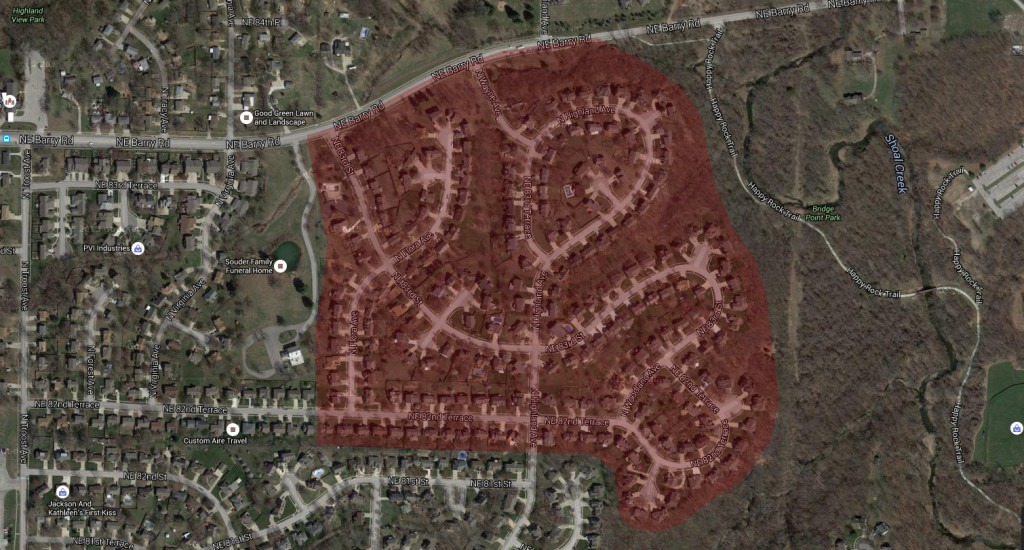 Bridge Pointe Boundary Map